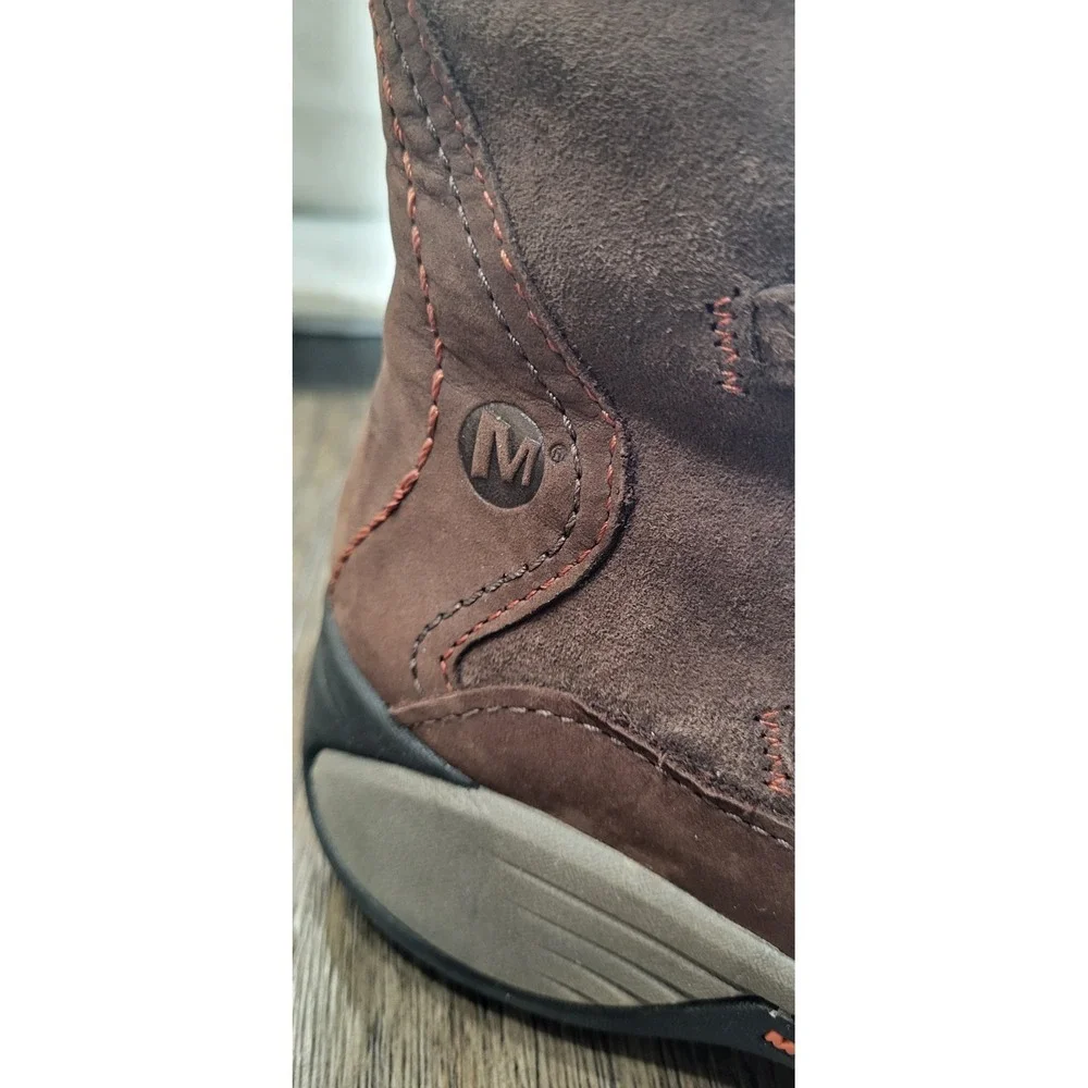 Merrell‎ Encore Apex Waterproof Winter Boots Womens 7.5 Coffee Bean Brown J66638